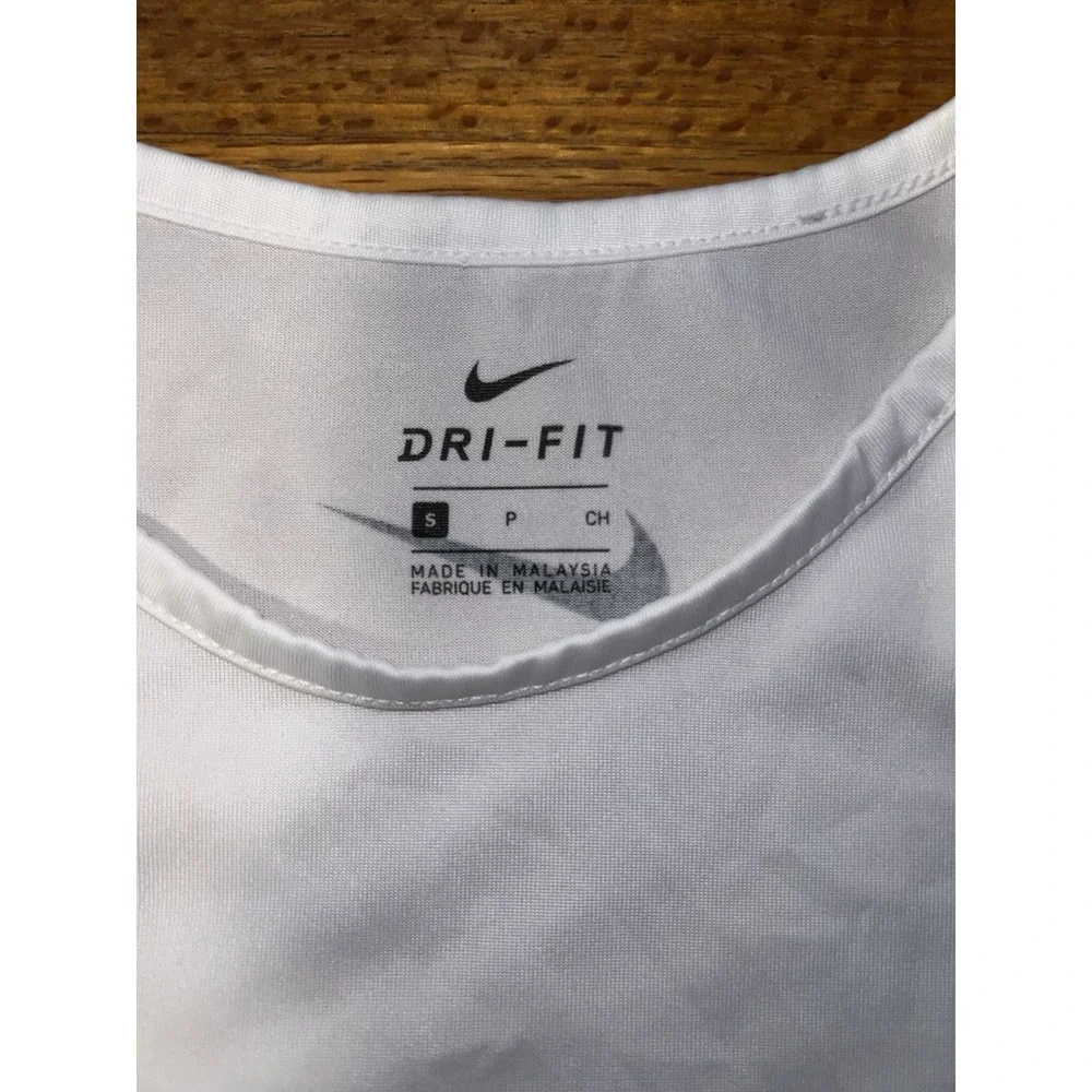Nike Dri-Fit Woman Sore Not Sorry Light White Black Graphic‎ Tank Top Size Small - Picture 5 of 6